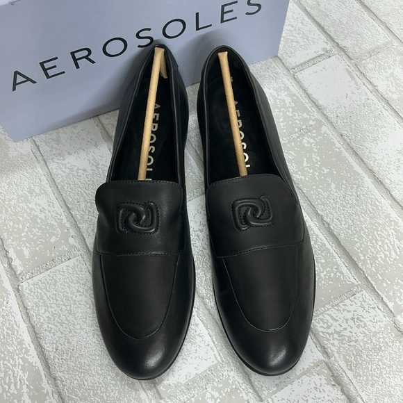 AEROSOLES women's Elegant Black Slip-Ons - Picture 4 of 5